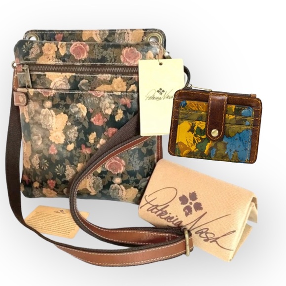 Patricia Nash Handbags - 2pc set Patricia Nash Francesca Crossbody Bag
•Denim Fields Olive w/ card holder